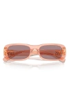 Miu Miu 53mm Rectangular Sunglasses In Pink