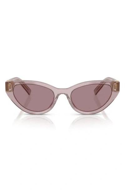 Miu Miu 54mm Butterfly Sunglasses In Brown