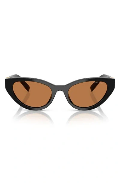 Miu Miu 54mm Butterfly Sunglasses In Neutral