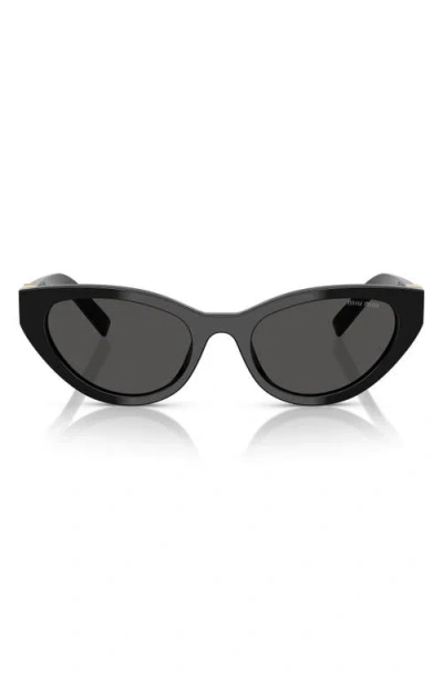 Miu Miu 54mm Butterfly Sunglasses In Neutral