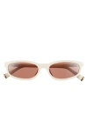 Miu Miu 54mm Oval Sunglasses In Neutral