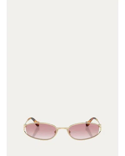 Miu Miu 54mm Oval Sunglasses In Multi