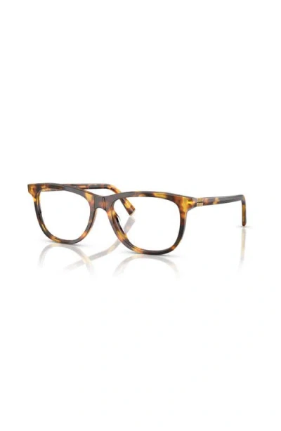 Miu Miu 54mm Phantos Optical Glasses In Brown