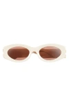 Miu Miu 54mm Rectangular Sunglasses