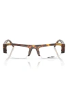 Miu Miu Rectangular Acetate Eyewear Frames In Brown