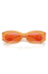 Miu Miu 54mm Rectangular Sunglasse In Pink