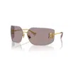 Miu Miu Sunglasses Woman Brown In Brown