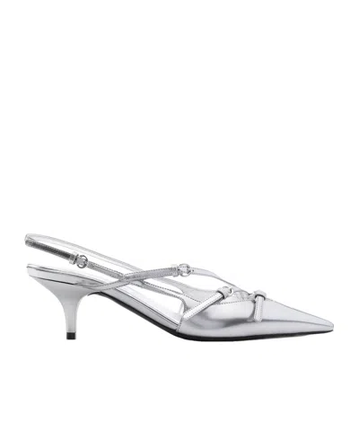 MIU MIU 55MM LEATHER BUCKLE PUMPS