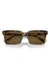 MIU MIU MIU MIU 55MM RECTANGULAR SUNGLASSES