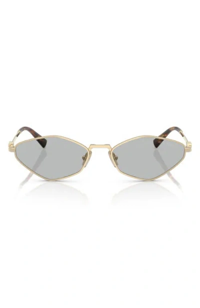 MIU MIU MIU MIU 56MM IRREGULAR SUNGLASSES
