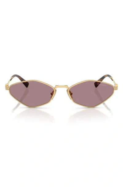 MIU MIU MIU MIU 56MM IRREGULAR SUNGLASSES