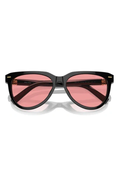 Miu Miu 56mm Phantos Sunglasses In Black
