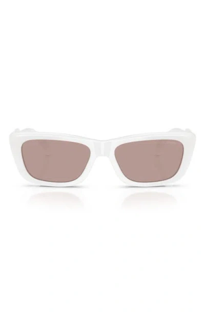 Miu Miu 56mm Rectangular Sunglasses In Multi