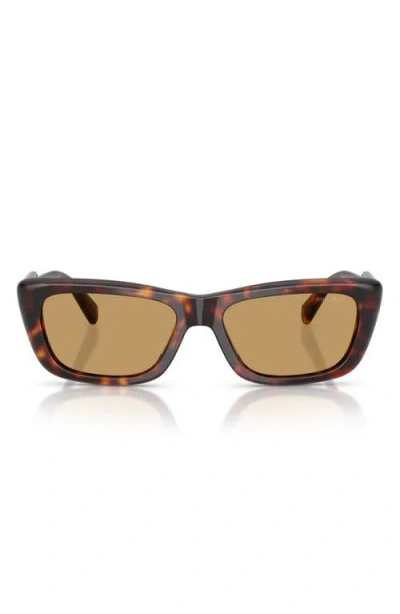 MIU MIU MIU MIU 56MM RECTANGULAR SUNGLASSES