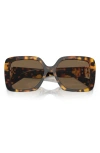 Miu Miu Womens Brown Mu 10ys Miu Glimpse Butterfly-frame Acetate Sunglasses In Blond Havana