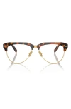 Miu Miu 57mm Pilot Sunglasses In Tortoise