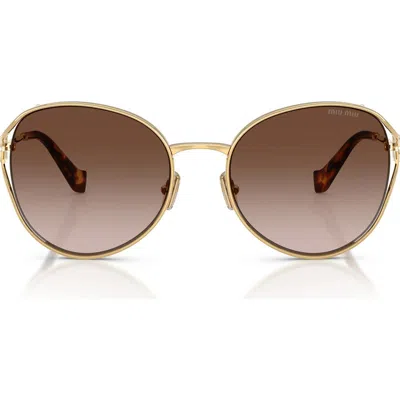 Miu Miu 58mm Gradient Phantos Sunglasses In Multi