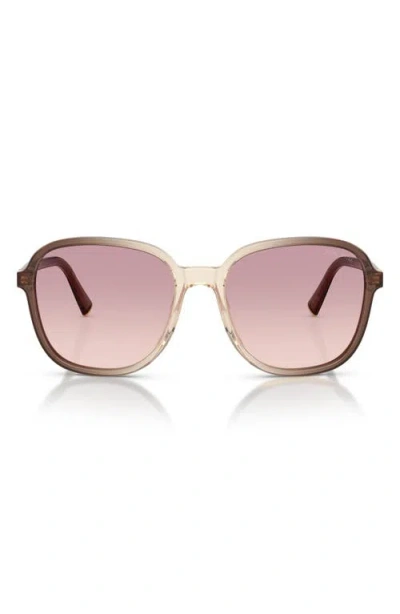 Miu Miu 58mm Polarized Pillow Sunglasses In Neutral
