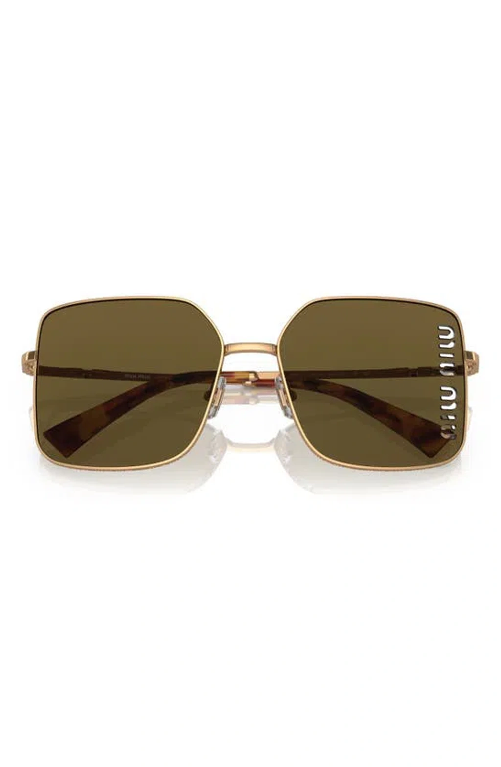 【Miu♡】 Miu Miu MU 52WS XL (60 - 19) with Pink lenses and Gold frame