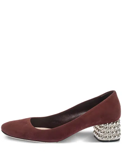 Pre-owned Miu Miu 60mm Suede Pumps