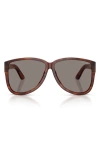 Miu Miu Tortoiseshell-pattern Sunglasses In Brown