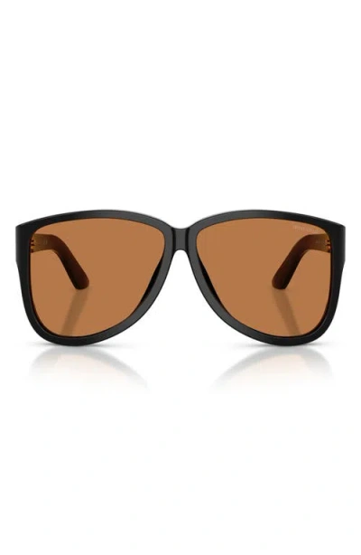 Miu Miu 61mm Pilot Sunglasses