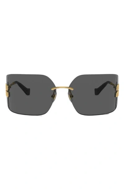 MIU MIU MIU MIU 80MM OVERSIZE IRREGULAR SUNGLASSES