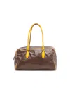 Miu Miu 90s Boston Bag In Brown