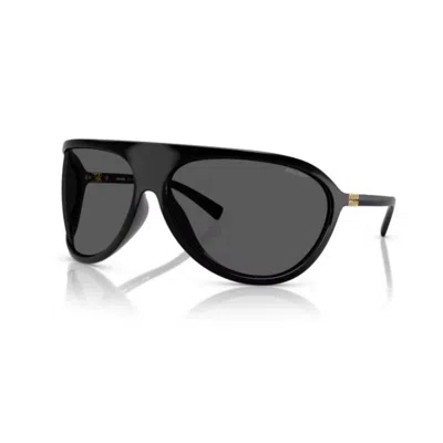 Miu Miu Dark Grey Irregular Ladies Sunglasses Mu A01s 1ab5s0 75 In Black