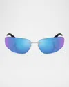 Miu Miu Women's Metallic Sunglasses In Purple