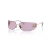 Miu Miu Logo Sunglasses In Pink