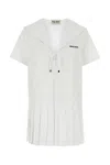 Miu Miu Chic Poplin Mini Dress