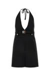 Miu Miu Grain De Poudre Halter Dress