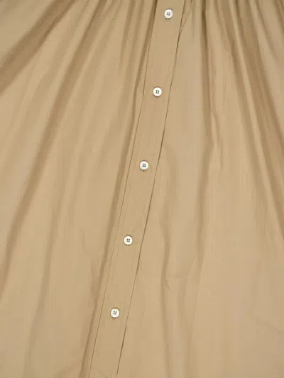 Miu Miu Abiti Popeline In Brown