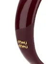Miu Miu Accessori Capelli Vernice