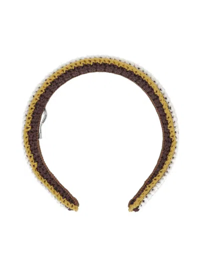 Miu Miu Accessories In Gold