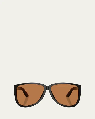 MIU MIU ACETATE AVIATOR SUNGLASSES