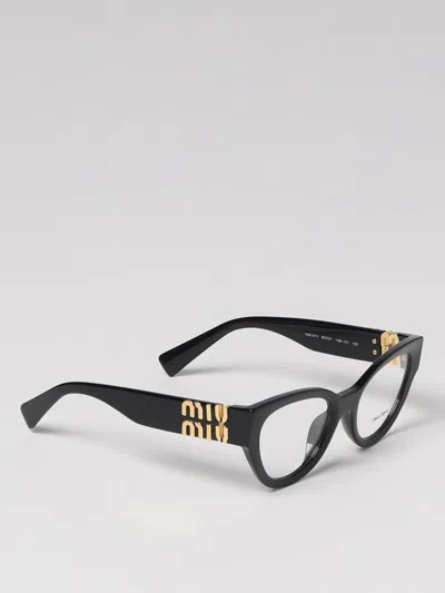 Miu Miu Acetate Eyeglasses In Black