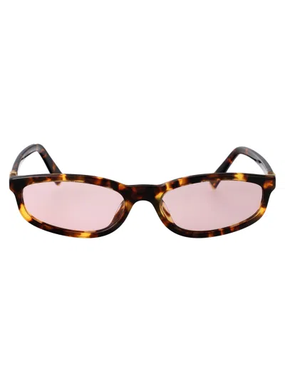 Miu Miu 0mu A06s Sunglasses In Havana Miele
