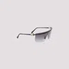 Miu Miu Logo Acetate Sunglasses In Black