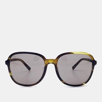 Pre-owned Miu Miu Acetate Sunglasses In Brown