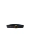 Miu Miu Adjustable Waist Belt In Black