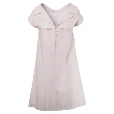 Pre-owned Miu Miu A-line Shirt Dress - '10s In Gray