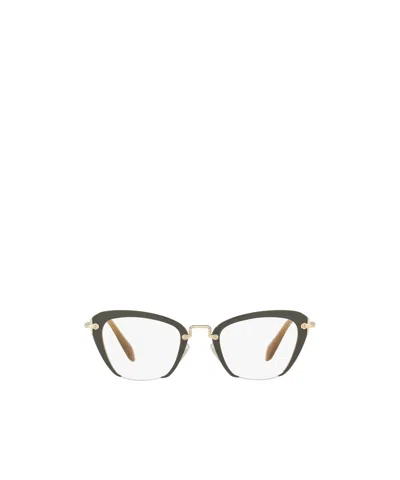 Miu Miu Alphabet Glasses In Black