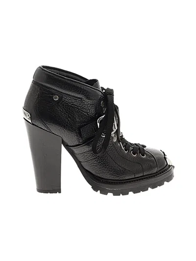 Pre-owned Miu Miu Ankle Boots In Black