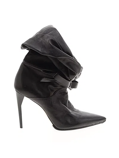 Pre-owned Miu Miu Ankle Boots In Black
