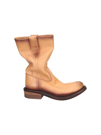 Miu Miu Ankle Boots "foule" In Brown