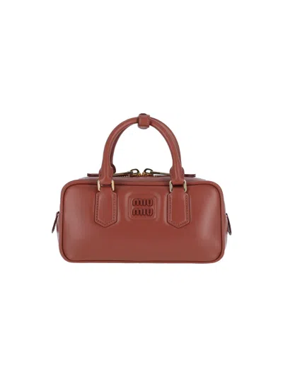 Miu Miu "arcadie" Bag In Brown