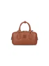 Miu Miu Arcadie Regular Cognac Coloured Top Case Women In Brown