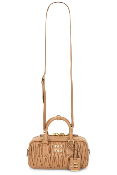 Miu Miu Arcadie Bag In Brown